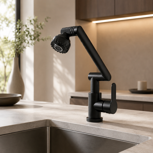 Grifo Articulado 1080° Pro™ – Más Alcance, Menos Salpicaduras