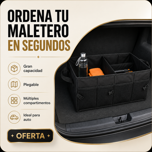Organizador Plegable para Maletero de Auto