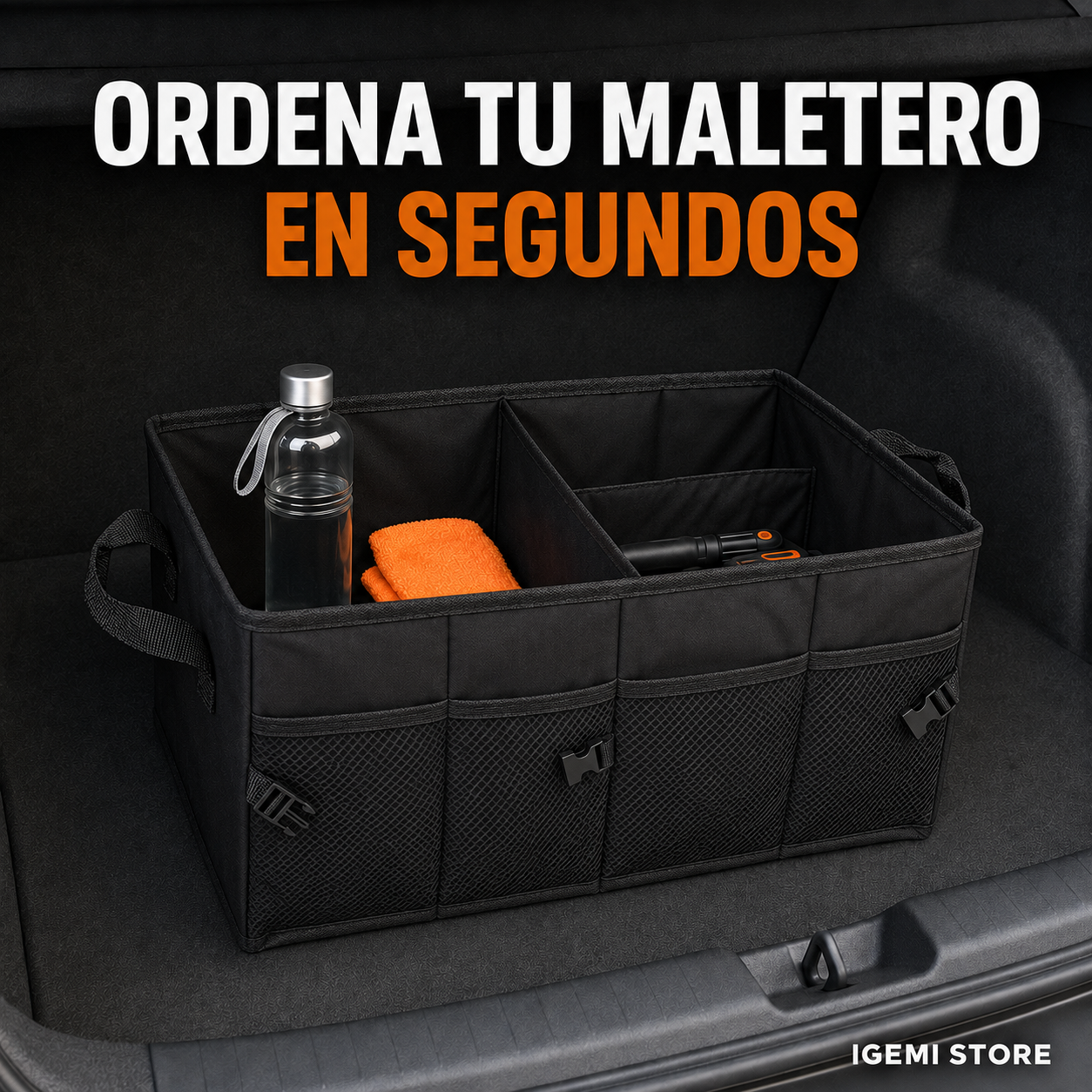 Organizador Plegable para Maletero de Auto