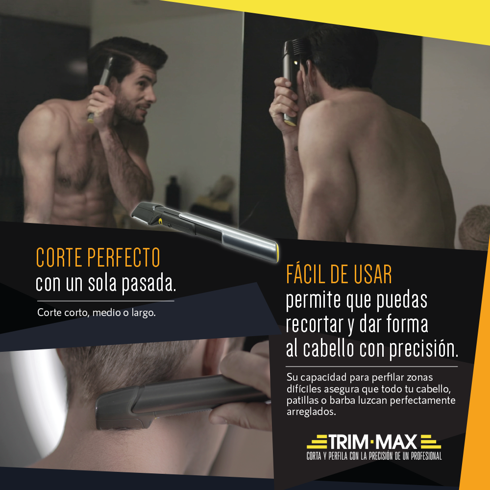 Trim-Max™ | Recortadora Inalámbrica 5 en 1 con Mango Extensible