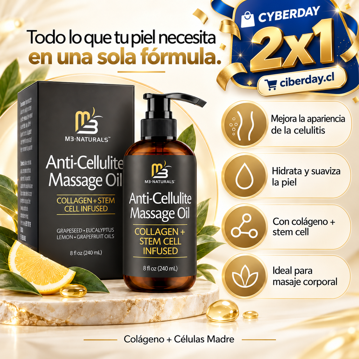 NaturalCell™ Pack 2 | El Secreto para una Piel Más Lisa y Firme